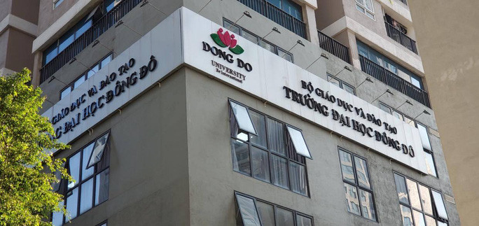 Trường ĐH Đông Đô - Ảnh: Bạch Hoàng Dương Trường ĐH Đông Đô - Ảnh: Bạch Hoàng Dương