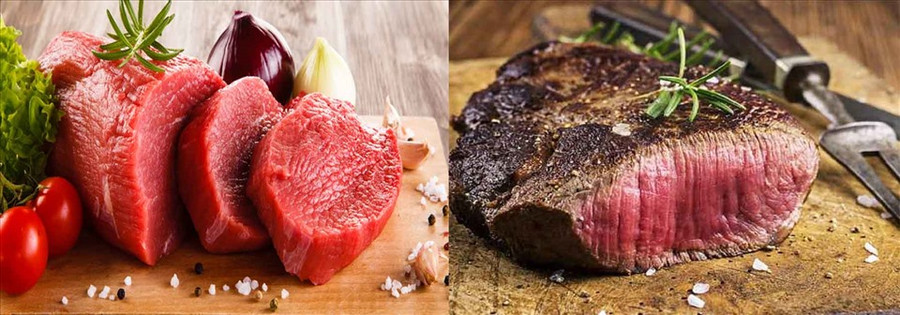 Các loại thịt đỏ được sử dụng hằng ngày tiềm ẩn nguy cơ gây ung thư cao. Đồ họa: Hồng Nhật
