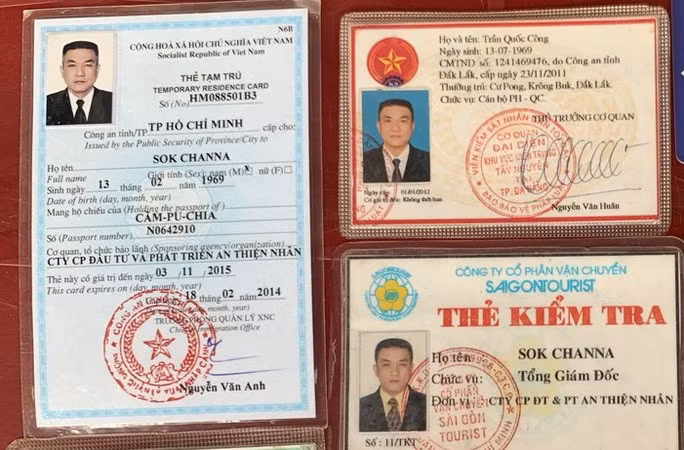  Một số giấy tờ do Công xuất trình nghi là giả