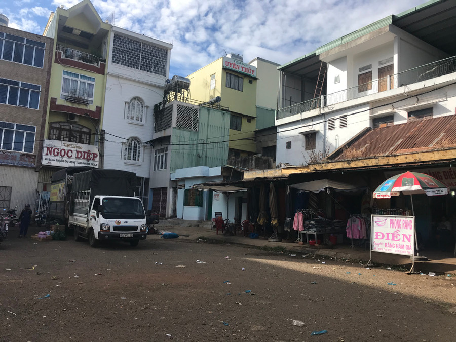 Khu vực hiện trường nơi xảy ra vụ việc. Ảnh: Văn Ngọc