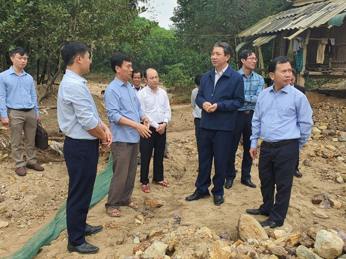 Lãnh đạo tỉnh Thanh Hóa đi kiểm tra sự cố hôm 29-12