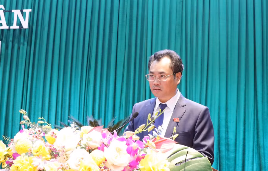 Ông Trịnh Việt Hùng, Chủ tịch UBND tỉnh Thái Nguyên nhiệm kỳ 2016 - 2021. (Ảnh: Hoàng Nguyên/TTXVN)