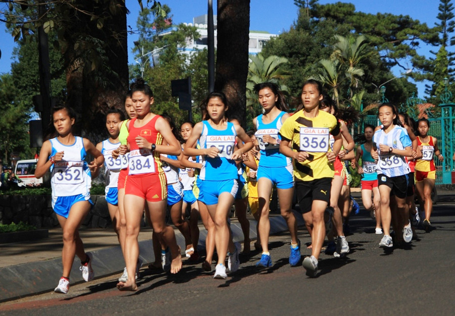 Giải Việt dã Báo Gia Lai ươm mầm tài năng thể thao tỉnh nhà. Ảnh: Thiên Di