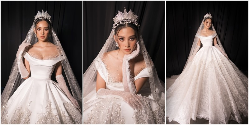  Tiểu Vy trong nhiều năm qua luôn là nàng thơ của các nhà thiết kế danh tiếng. Người đẹp được đánh giá có gương mặt sắc nét, phù hợp với đa dạng các trang phục từ: dịu dàng, cá tính đến gai góc.