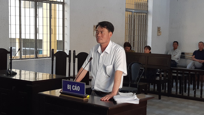 Bị cáo Nguyễn Hữu Quảng tại phiên tòa phúc thẩm