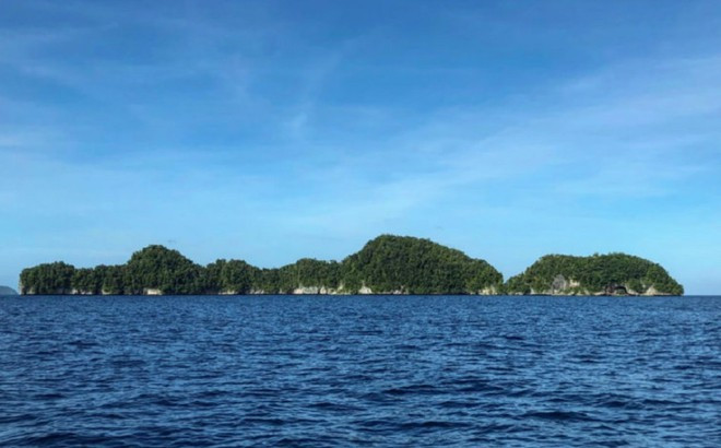 Quần đảo Rock của đảo quốc Palau - Ảnh: AFP