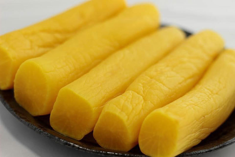 Củ cải muối - món ăn truyền thống của Nhật Bản được nhập về Việt Nam có giá khá đắt đỏ