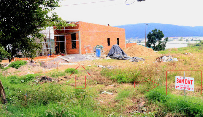 Bà Nguyễn Kim Phượng không chỉ lấn chiếm xây dựng trái phép mà còn đặt rao bán đất