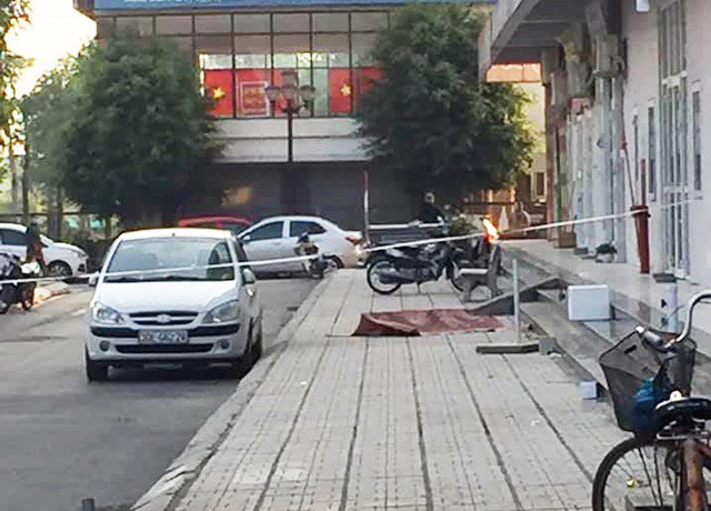 Khu vực phát hiện thi thể người phụ nữ trẻ - Ảnh: CTV