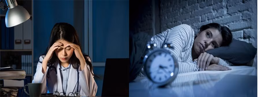 Thức khuya là nguyên nhân gây đến vô sinh mà nhiều người không biết. Đồ họa: Hồng Nhật