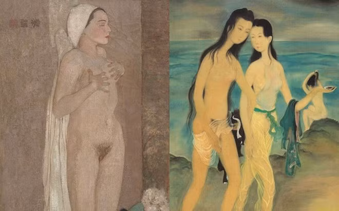  Nhiều tác phẩm của danh họa Lê Phổ bán đấu giá ở mức cao - Ảnh: T.L