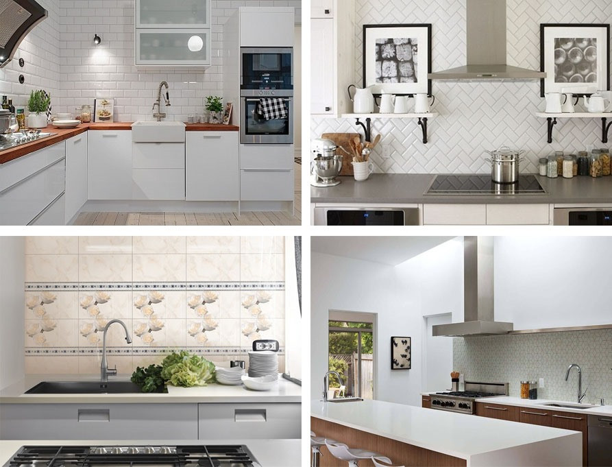 Gạch men, đá nhân tạo, đá granite,... là những vật liệu nội thất thường được sử dụng cho bề mặt bếp. Đồ họa: Kim Nhung