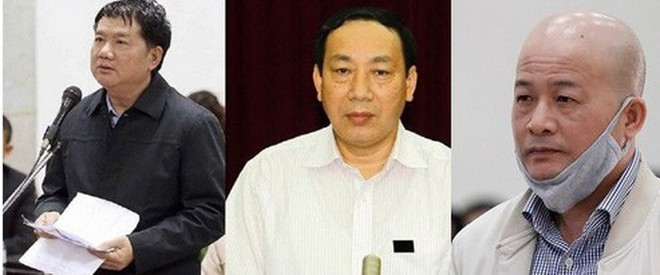  Từ trái qua: ông Đinh La Thăng, Nguyễn Hồng Trường và Đinh Ngọc Hệ - Ảnh: Đình Trung