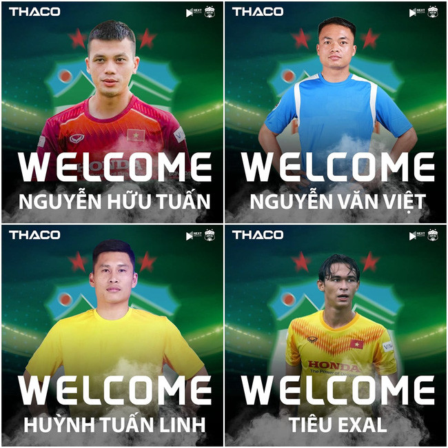 4 tân binh đều được HAGL nhắm đến hàng thủ