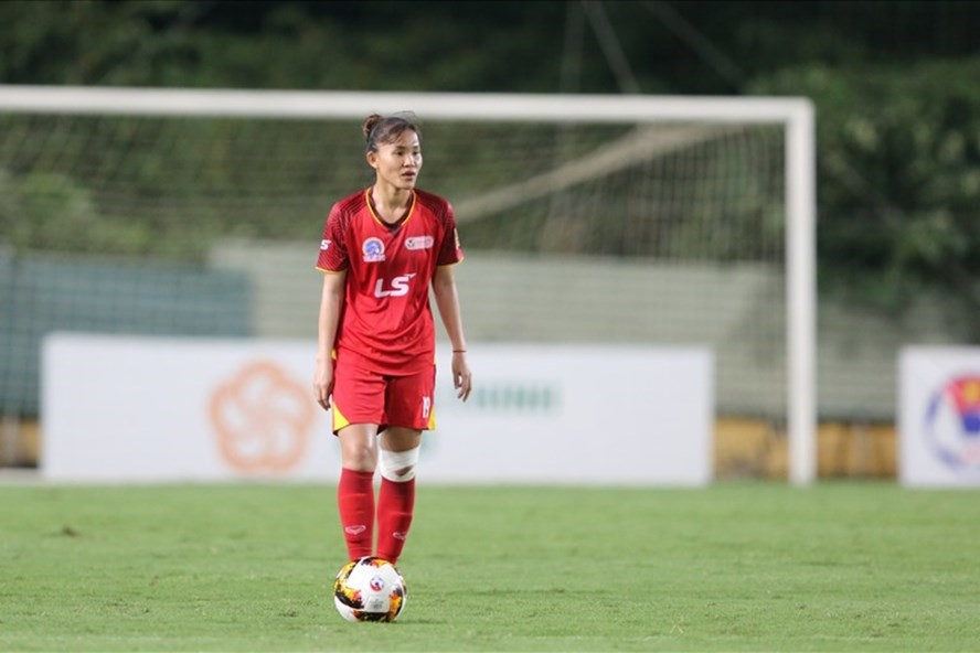 Chương Thị Kiều đã trở lại trong màu áo Thành phố Hồ Chí Minh nhưng chưa đạt 100% phong độ. Ảnh: Đông Đông