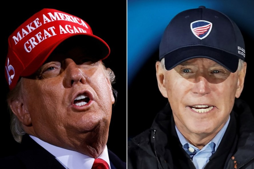 Ông Donald Trump và Joe Biden. Ảnh: AFP