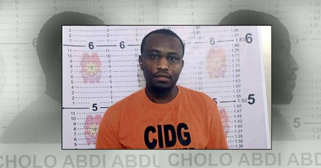 Cholo Abdi Abdullah, nghi can khủng bố người Kenya - Ảnh: MSN