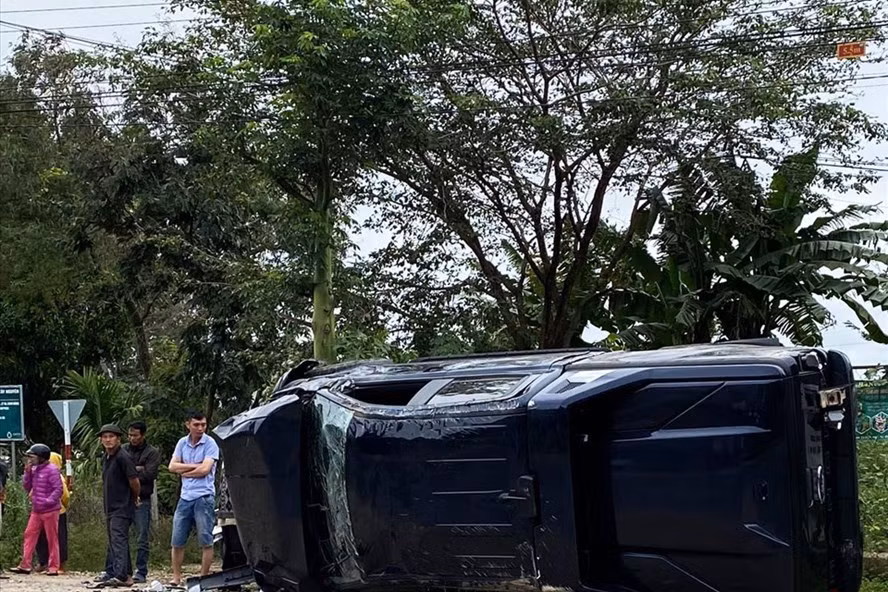 Hiện trường vụ tai nạn. Ảnh: T.X