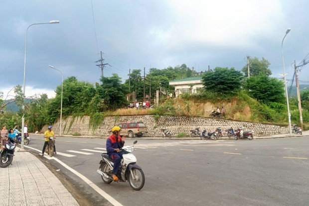 Trạm biến áp tại Tổ dân số 2 (thị trấn Mađaguôi, huyện Đạ Huoai) nơi phát hiện thi thể. (Nguồn: Báo Lâm Đồng)