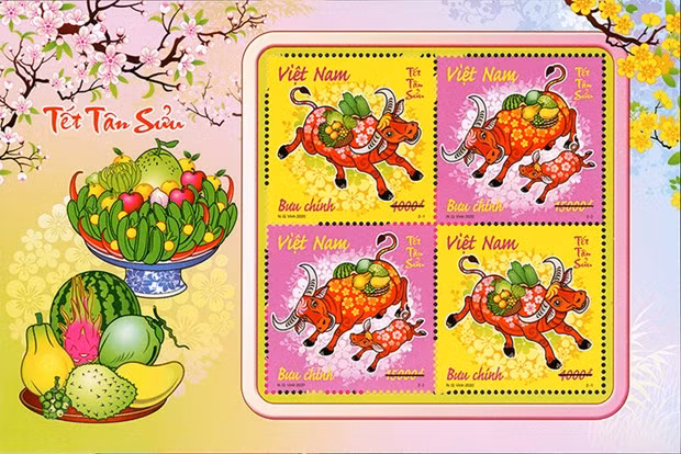 Blốc bộ tem. (Nguồn: mic.gov.vn)