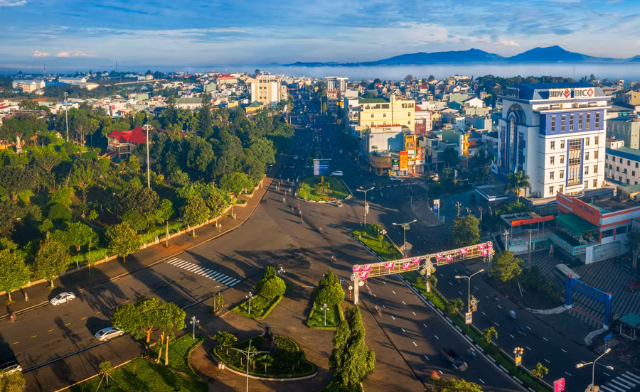 Đô thị Pleiku hôm nay. Ảnh: Phan Nguyên