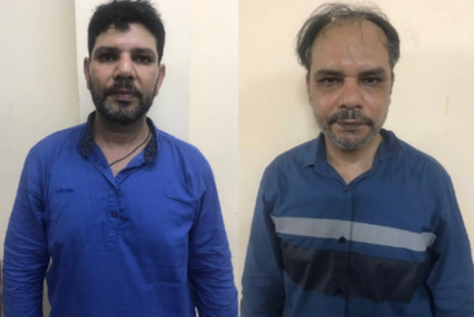 Hai đối tượng tại công an