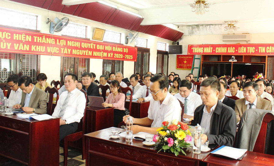 Quang cảnh Hội nghị tổng kết. Ảnh: Nguyễn Diệp