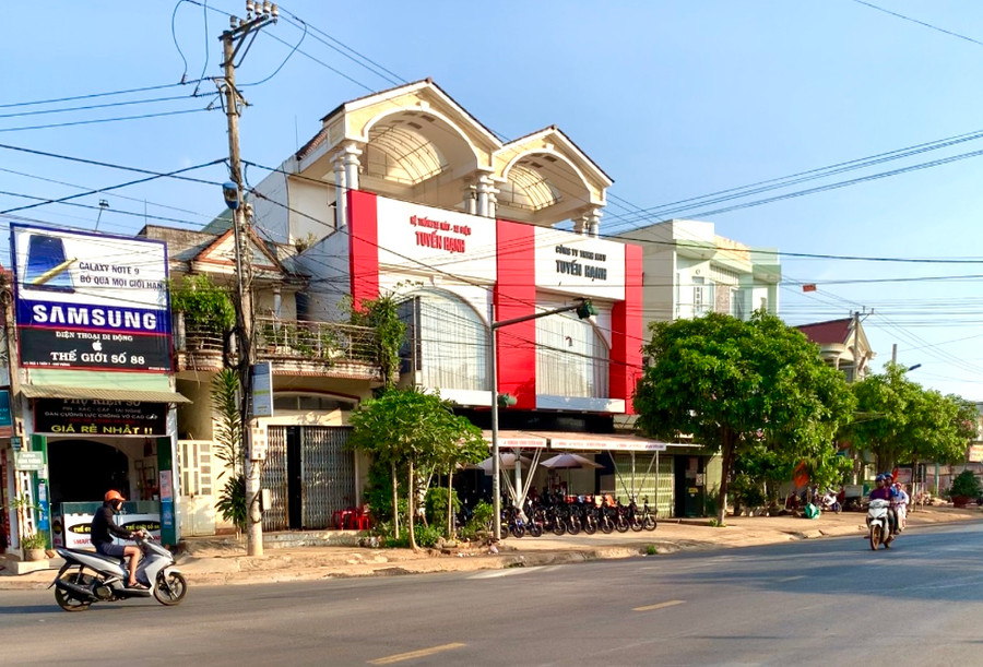 Thị trấn Chư Prông hôm nay. Ảnh: Hà Duy