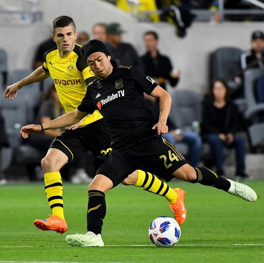 Lee Nguyễn thi đấu cho CLB TP.HCM với bản hợp đồng 1 năm. Ảnh: New England Revolution FC Lee Nguyễn thi đấu cho CLB TP.HCM với bản hợp đồng 1 năm. Ảnh: New England Revolution FC