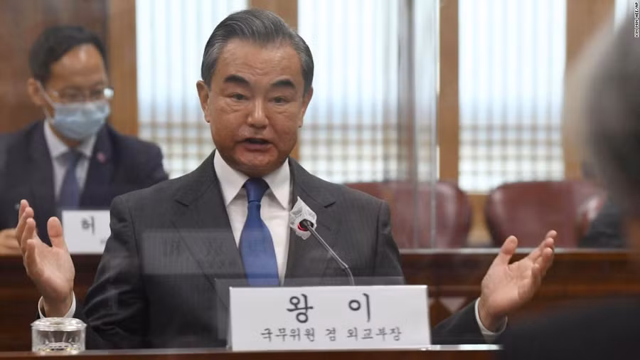 Ngoại trưởng Trung Quốc Vương Nghị.