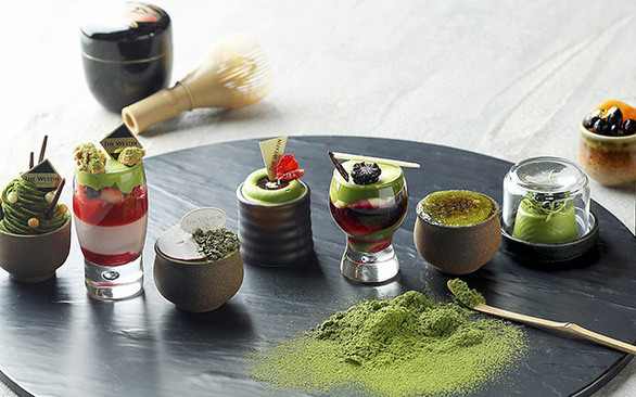Tiệc matcha buffet - Ảnh: Grape