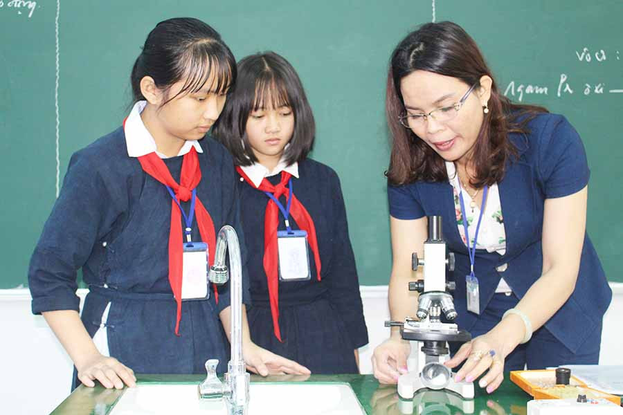 Giáo dục dân tộc đang được đầu tư trang-thiết bị hiện đại. Ảnh: N.G