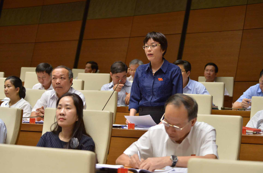 ĐBQH tỉnh Gia Lai Nguyễn Thị Mai Phương. Ảnh: Vũ Định