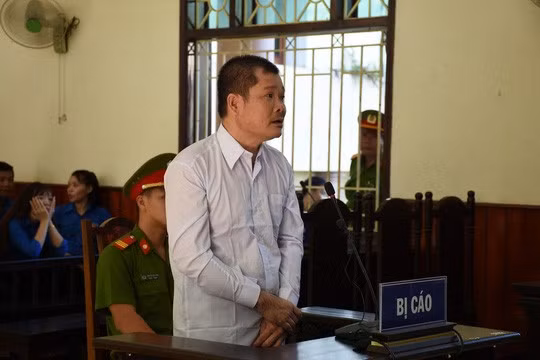  Bị cáo Lê Quốc Bình tại phiên tòa sơ thẩm