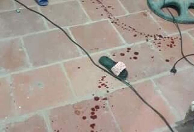 Hiện trường nơi xảy ra vụ việc. Hiện trường nơi xảy ra vụ việc.