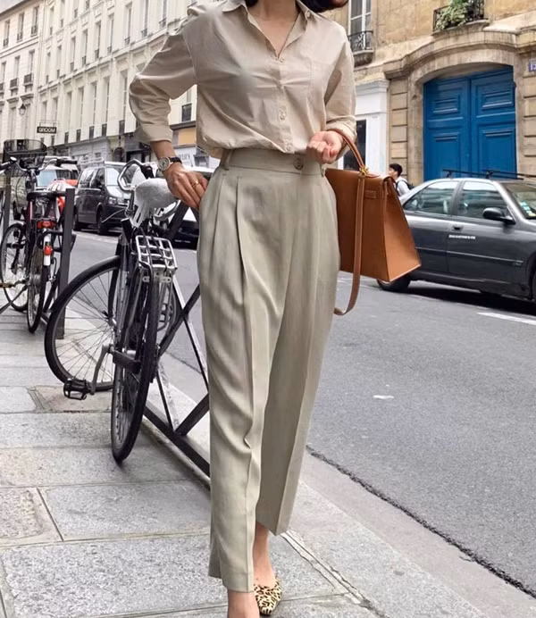  Quần âu cắt may trên các chất liệu vải thân thiện với môi trường được các bạn gái yêu thích và lựa chọn sử dụng nhiều hơn mọi năm.