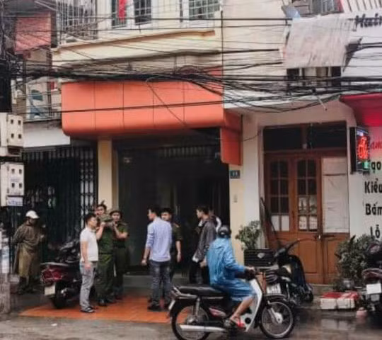 Ngôi nhà nơi phát hiện ông Th. tử vong