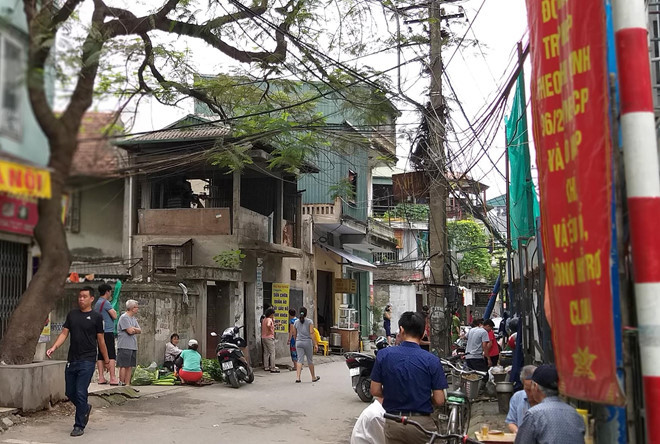 Khu vực nơi xảy ra án mạng. Ảnh: N.L.