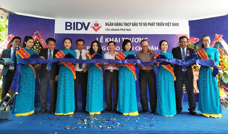  Phòng Giao dịch Chư Pah là phòng giao dịch thứ 5 trực thuộc BIDV Phố Núi. Ảnh: S.C