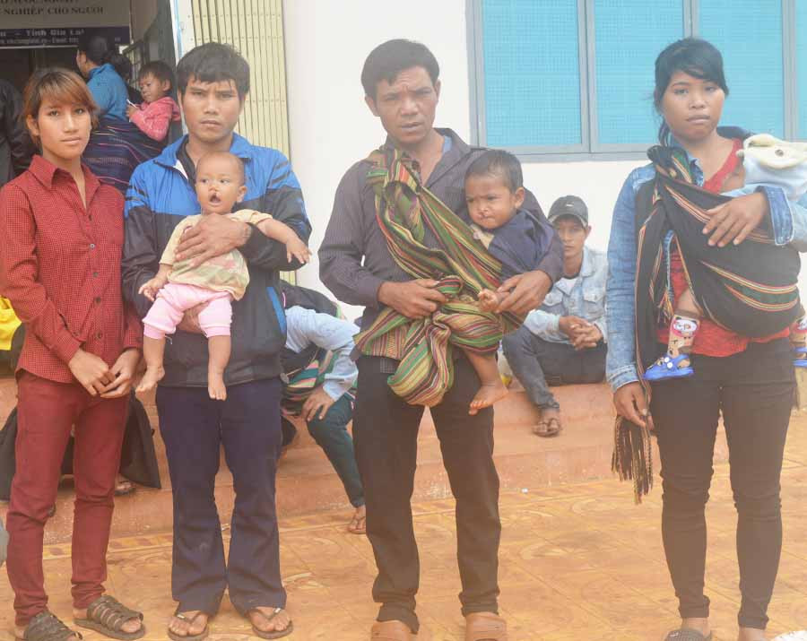 Những trẻ em bị sứt môi, khe hở hàm ếch của Gia Lai được hỗ trợ phẫu thuật miễn phí. Ảnh: Đ.Y