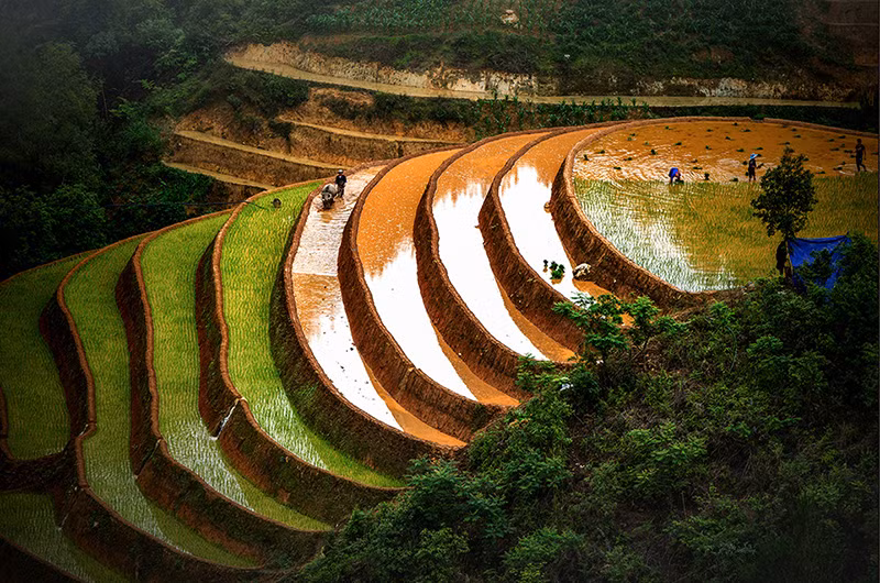 Sóng núi. (ẢNH: NGUYỄN VŨ HẬU - PHÚ THỌ)