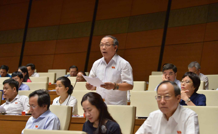 ĐBQH tỉnh Gia Lai Đinh Duy Vượt. Ảnh: Vũ Định