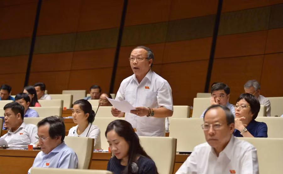 ĐBQH tỉnh Gia Lai Đinh Duy Vượt. Ảnh: Vũ Định