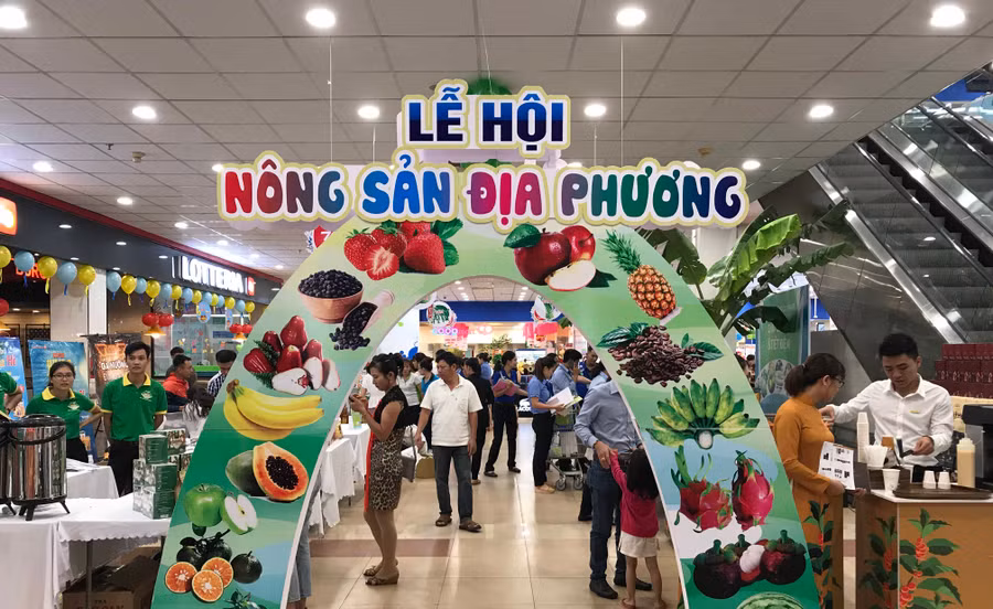 Lễ hội Nông sản địa phương. Ảnh: Hà Duy