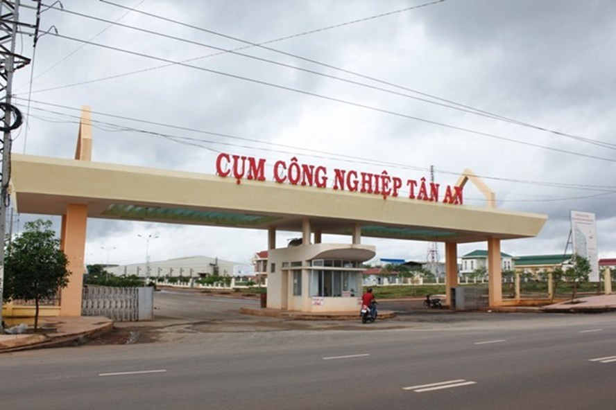  Cụm công nghiệp Tân An hiện chưa có khu thiết chế công đoàn.
