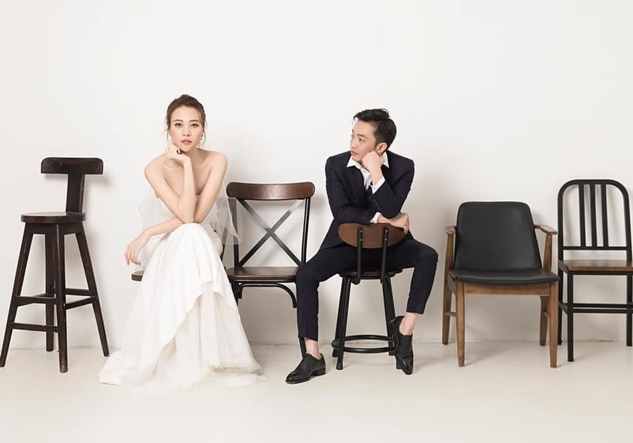 Đàm Thu Trang và Cường Đô la chụp ảnh cưới theo phong cách đơn giản, sang trọng