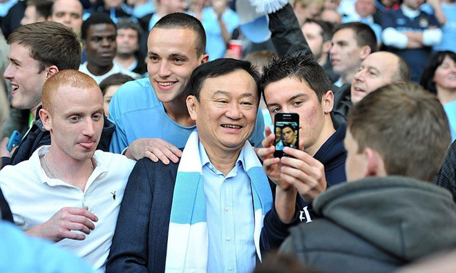 Ông Thaksin từng là chủ sở hữu Manchester City.