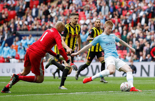  Kevin De Bruyne ghi bàn và có 2 pha kiến tạo