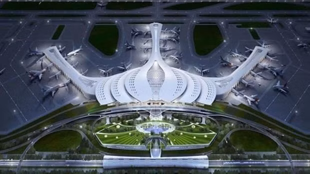  Phương án thiết kế kiến trúc sân bay Long Thành. (Ảnh: ACV)