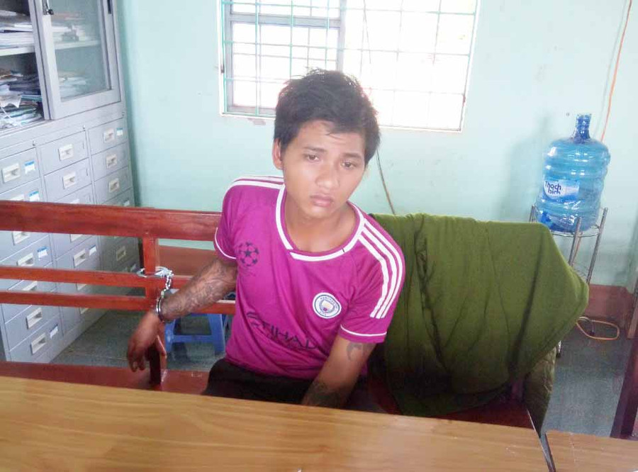 Đối tượng Tiến. Ảnh: Thanh Tùng 